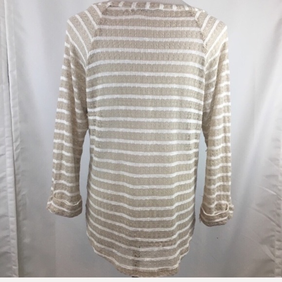 ✨5 FOR $25✨   Splendid Stripe Lightweight V-Neck Sweater - Picture 4 of 7